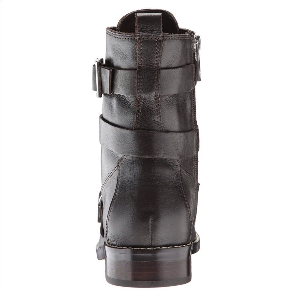 Ivanka Trump Women's Coris Moto Combat Mid‎ Calf Boots - Picture 3 of 13